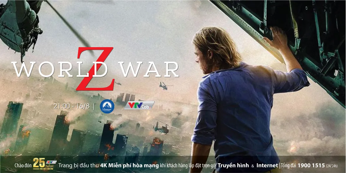 World War Z ti&ecirc;n đo&aacute;n thảm họa bệnh dịch thế giới hiện nay? (VTVcab, 21h 16/8) - Ảnh 1.