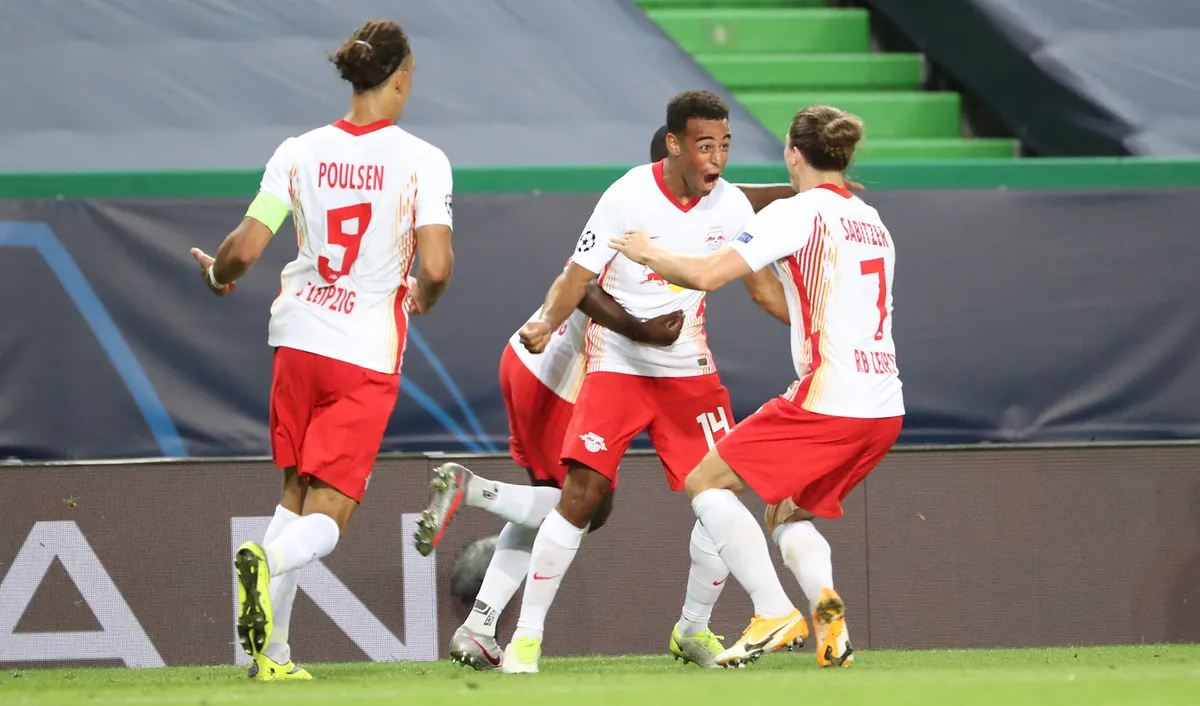 RB Leipzig và HLV Nagelsmann đi vào lịch sử Champions League - Ảnh 1. RB Leipzig và HLV Nagelsmann đi vào lịch sử Champions League - Ảnh 1.