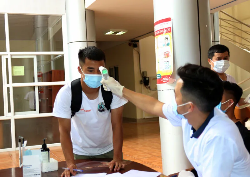 ĐT U22 Việt Nam nghiêm túc thực hiện kiểm tra y tế trong ngày hội quân - Ảnh 12. ĐT U22 Việt Nam nghiêm túc thực hiện kiểm tra y tế trong ngày hội quân - Ảnh 12.