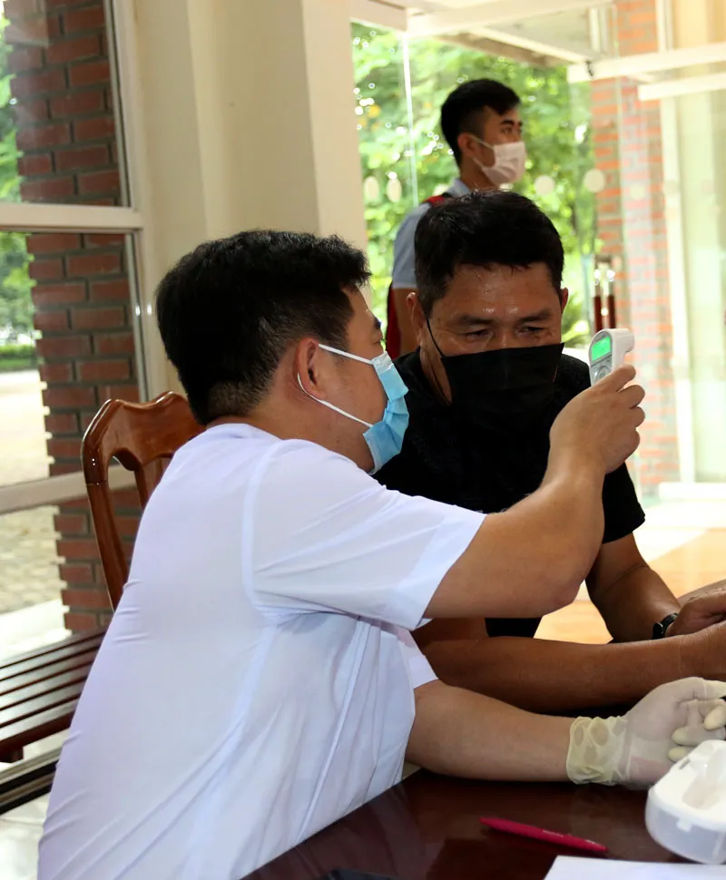 ĐT U22 Việt Nam nghiêm túc thực hiện kiểm tra y tế trong ngày hội quân - Ảnh 13. ĐT U22 Việt Nam nghiêm túc thực hiện kiểm tra y tế trong ngày hội quân - Ảnh 13.