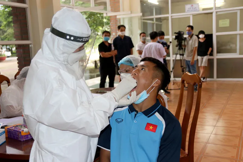 ĐT U22 Việt Nam nghiêm túc thực hiện kiểm tra y tế trong ngày hội quân - Ảnh 22. ĐT U22 Việt Nam nghiêm túc thực hiện kiểm tra y tế trong ngày hội quân - Ảnh 22.