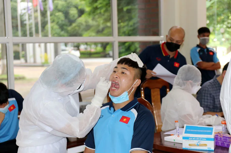 ĐT U22 Việt Nam nghiêm túc thực hiện kiểm tra y tế trong ngày hội quân - Ảnh 23. ĐT U22 Việt Nam nghiêm túc thực hiện kiểm tra y tế trong ngày hội quân - Ảnh 23.