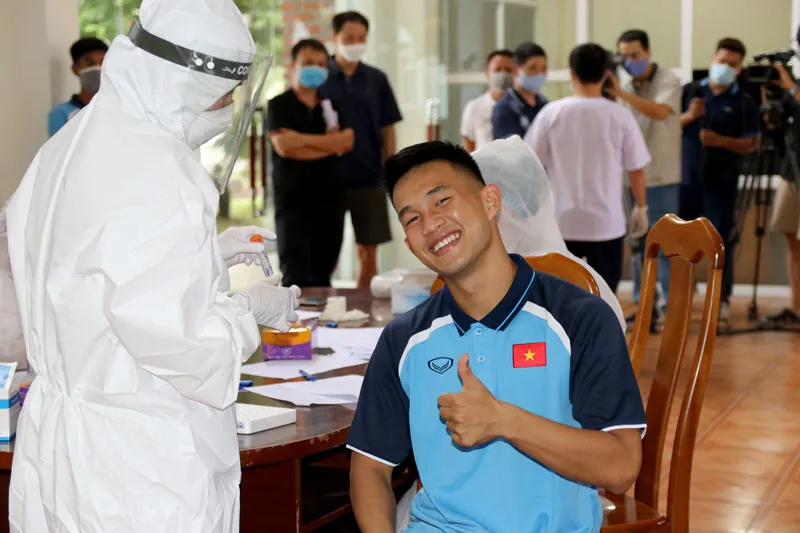 ĐT U22 Việt Nam nghiêm túc thực hiện kiểm tra y tế trong ngày hội quân - Ảnh 24. ĐT U22 Việt Nam nghiêm túc thực hiện kiểm tra y tế trong ngày hội quân - Ảnh 24.