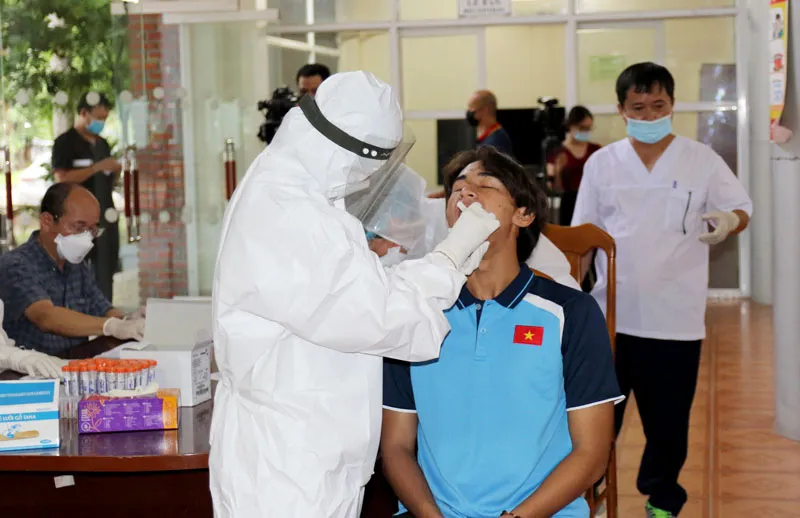 ĐT U22 Việt Nam nghiêm túc thực hiện kiểm tra y tế trong ngày hội quân - Ảnh 28. ĐT U22 Việt Nam nghiêm túc thực hiện kiểm tra y tế trong ngày hội quân - Ảnh 28.