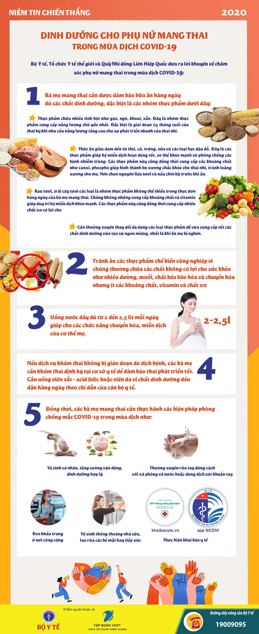 Dinh dưỡng cho phụ nữ mang thai trong dịch COVID-19 - Ảnh 1. Dinh dưỡng cho phụ nữ mang thai trong dịch COVID-19 - Ảnh 1.