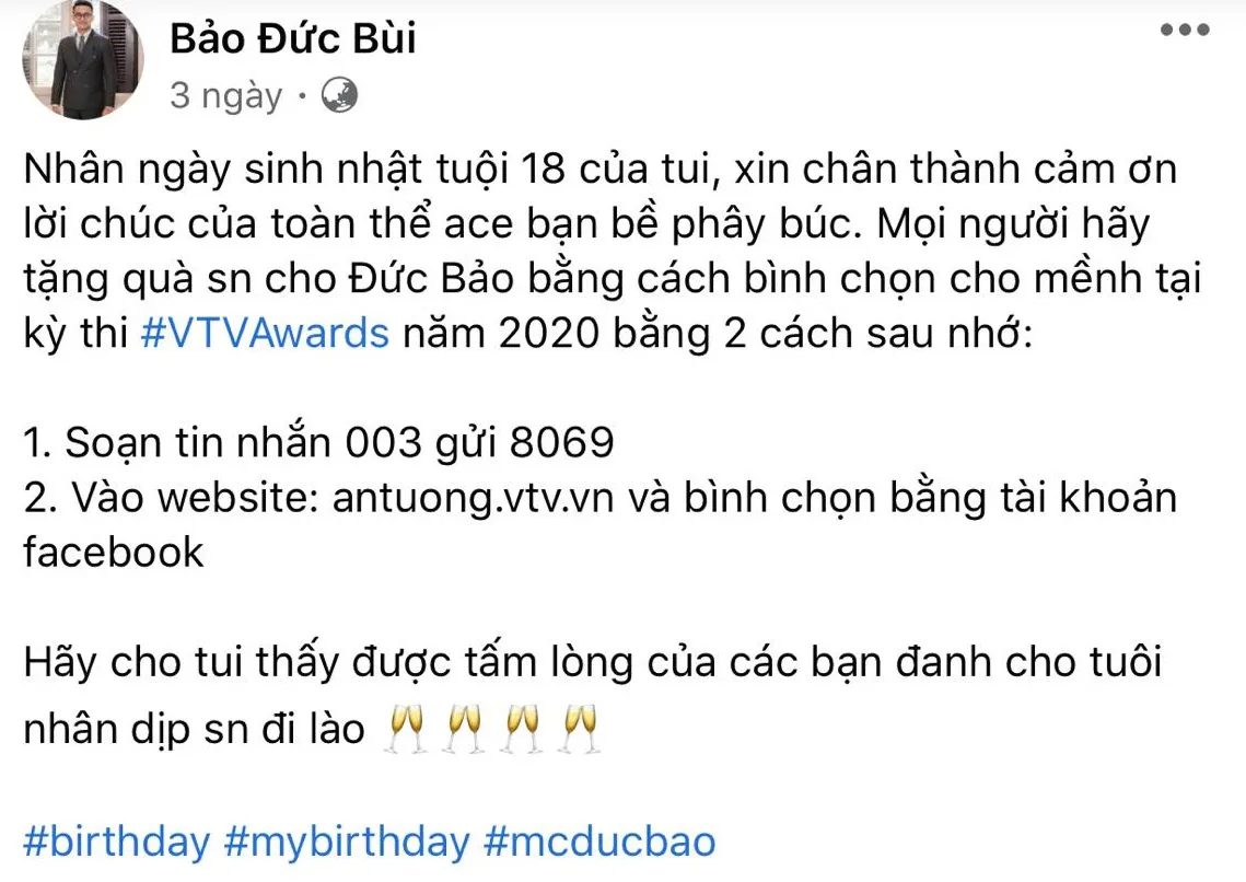 Dàn nam MC, BTV chạy đua kêu gọi bình chọn tại VTV Awards 2020 - Ảnh 6.