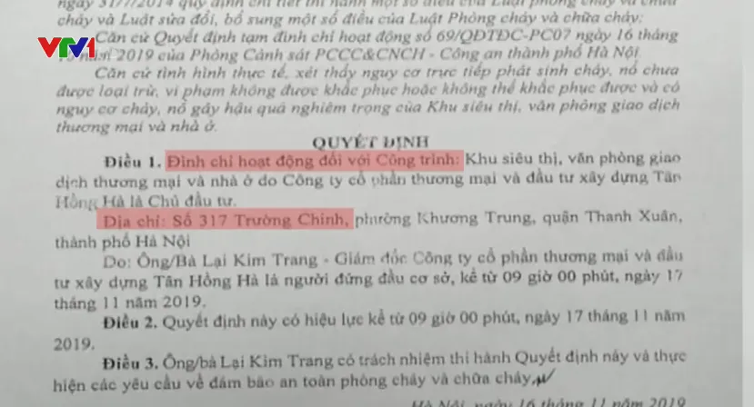 Chung cư chưa nghiệm thu phòng cháy chữa cháy vẫn cho dân vào ở - Ảnh 1.