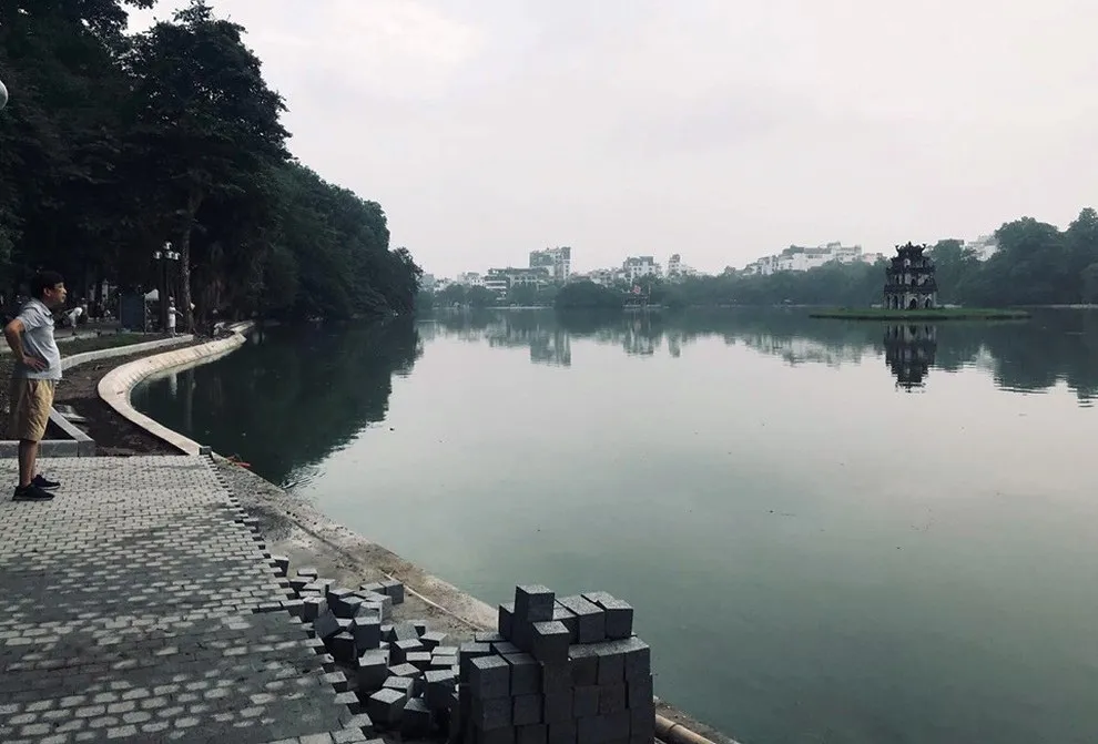 Hoàn thành công trình kè hồ Hoàn Kiếm sau 65 ngày thi công - Ảnh 11.