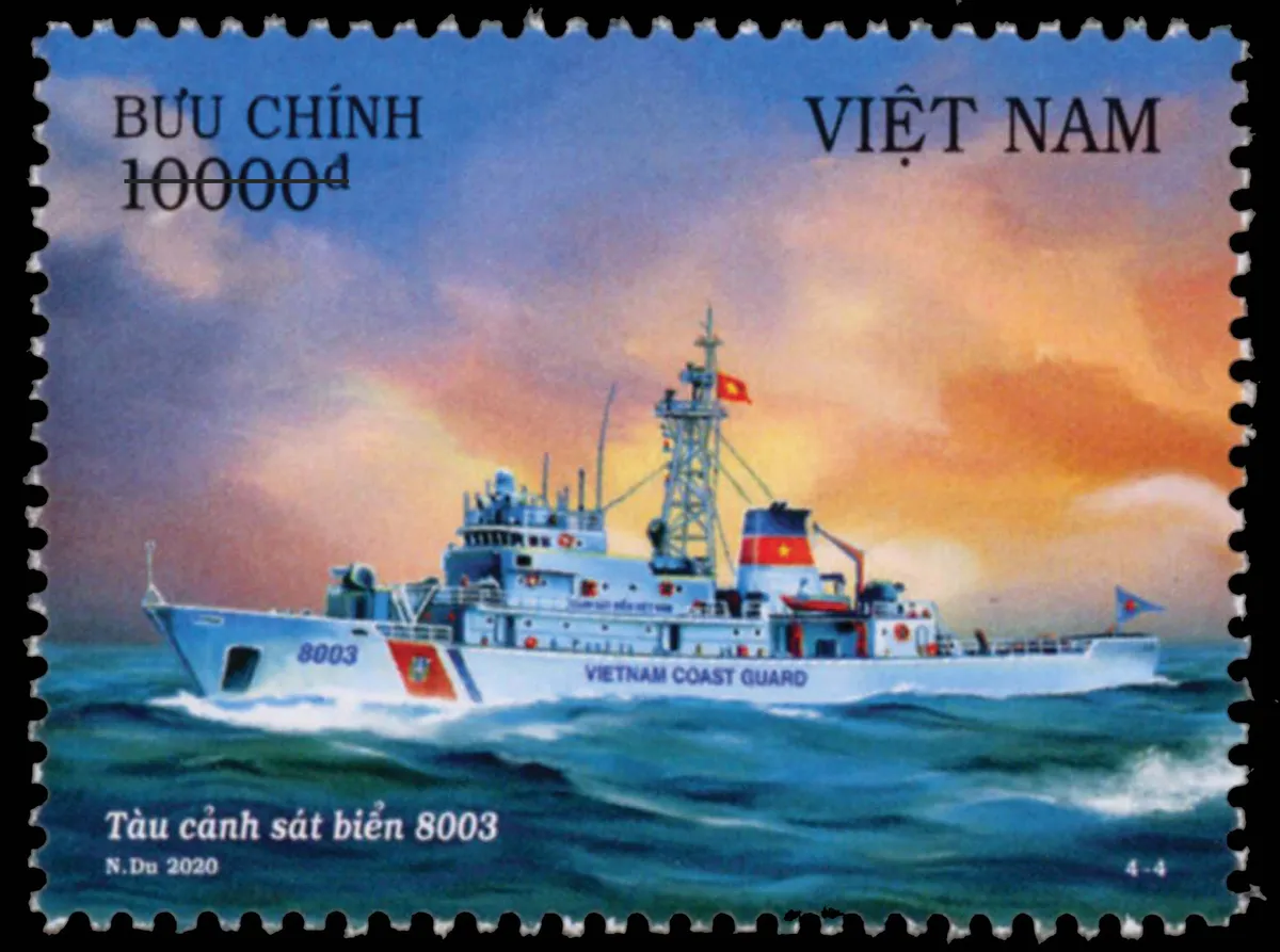 Giới thiệu bộ tem Biển, đảo Việt Nam (bộ 2): Tàu Cảnh sát biển Việt Nam - Ảnh 4.