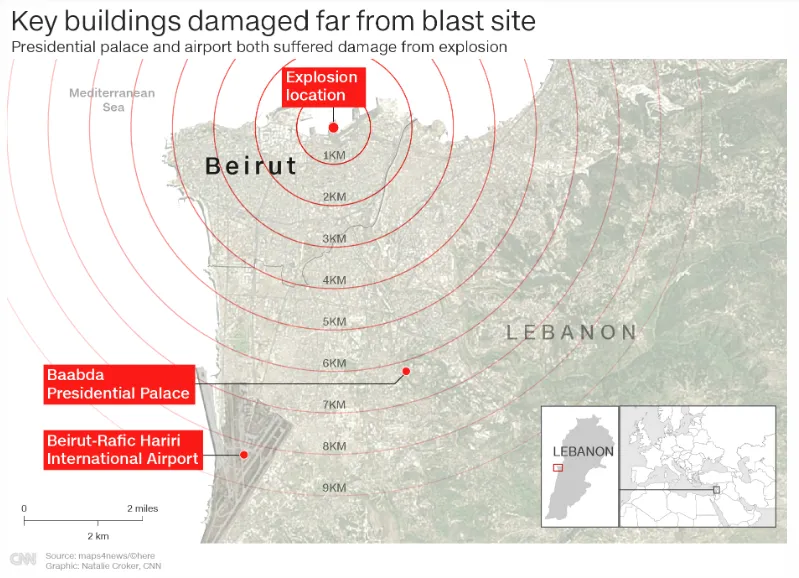 Vụ nổ kinh hoàng tại Beirut: Những giả thuyết mới được hé lộ - Ảnh 2.