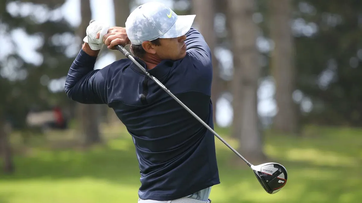 Điểm nhấn v&ograve;ng 1 PGA Championship 2020: Tiger Woods khởi đầu mạnh mẽ, Dechambeau l&agrave;m g&atilde;y gậy - Ảnh 7.