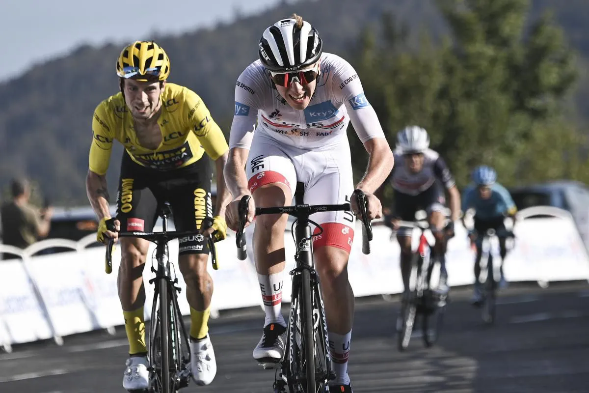 Chặng 15 Tour de France: Tadej Pogacar giành chiến thắng ngoạn mục - Ảnh 2. Chặng 15 Tour de France: Tadej Pogacar giành chiến thắng ngoạn mục - Ảnh 2.