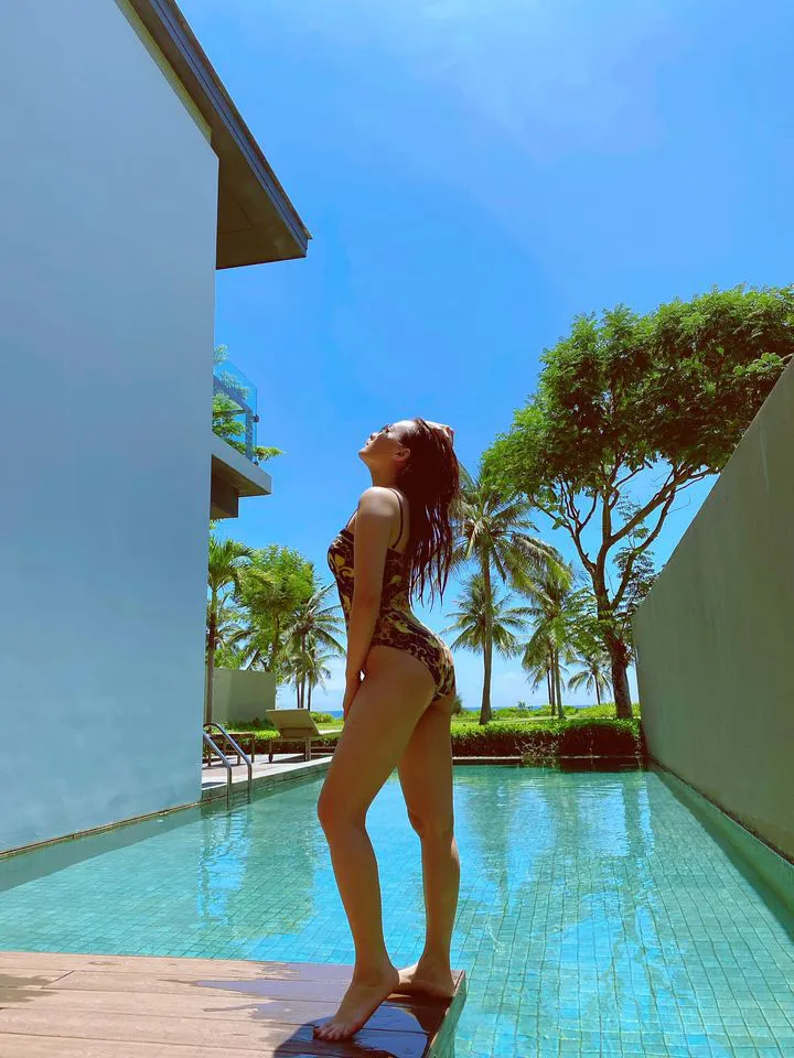 Bảo Thanh diện bikini cực gợi cảm qua g&oacute;c m&aacute;y của chồng - Ảnh 15.