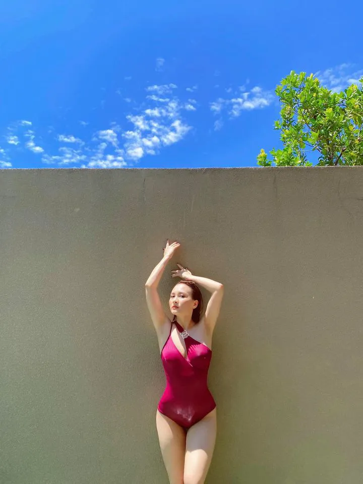 Bảo Thanh diện bikini cực gợi cảm qua g&oacute;c m&aacute;y của chồng - Ảnh 12.