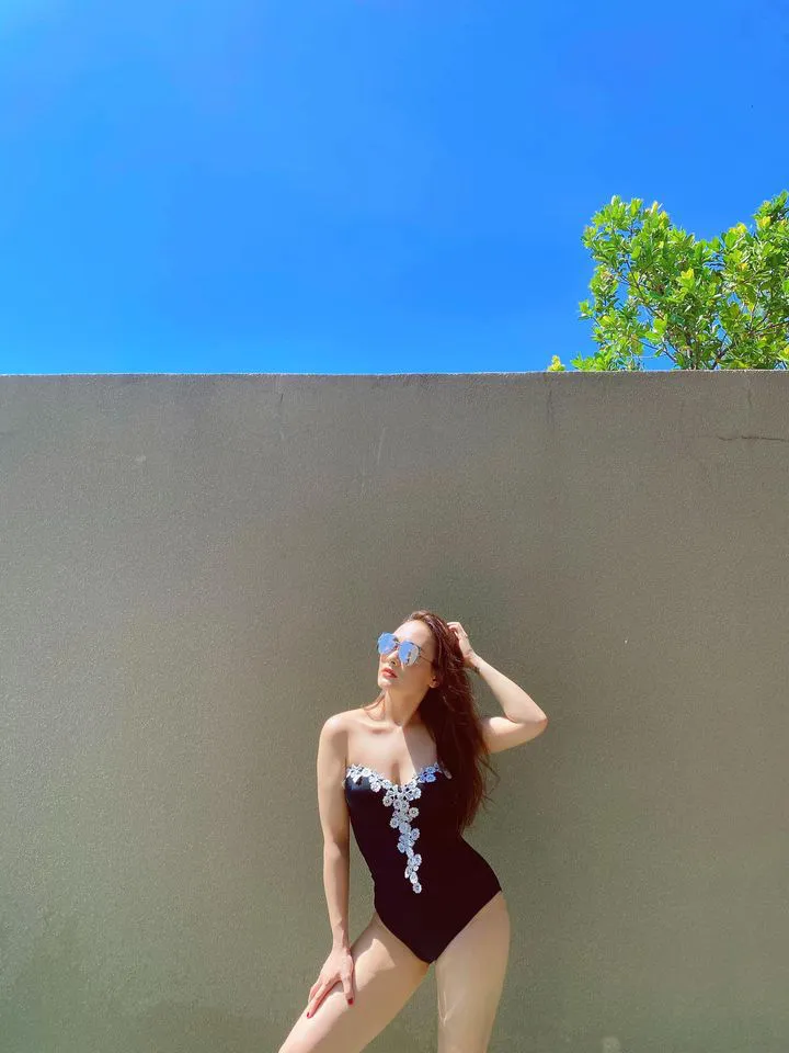 Bảo Thanh diện bikini cực gợi cảm qua g&oacute;c m&aacute;y của chồng - Ảnh 10.