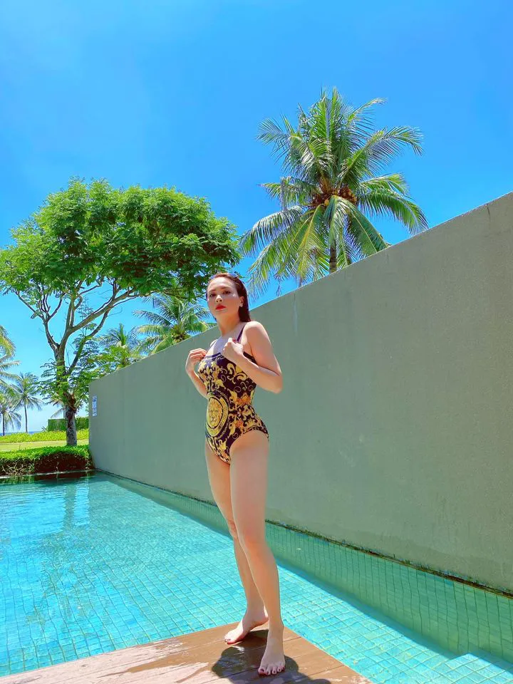 Bảo Thanh diện bikini cực gợi cảm qua g&oacute;c m&aacute;y của chồng - Ảnh 6.