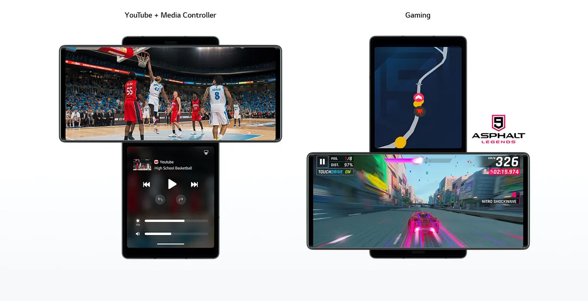 LG Wing chính thức trình làng với thiết kế 2 màn hình xoay độc đáo - Ảnh 2.
