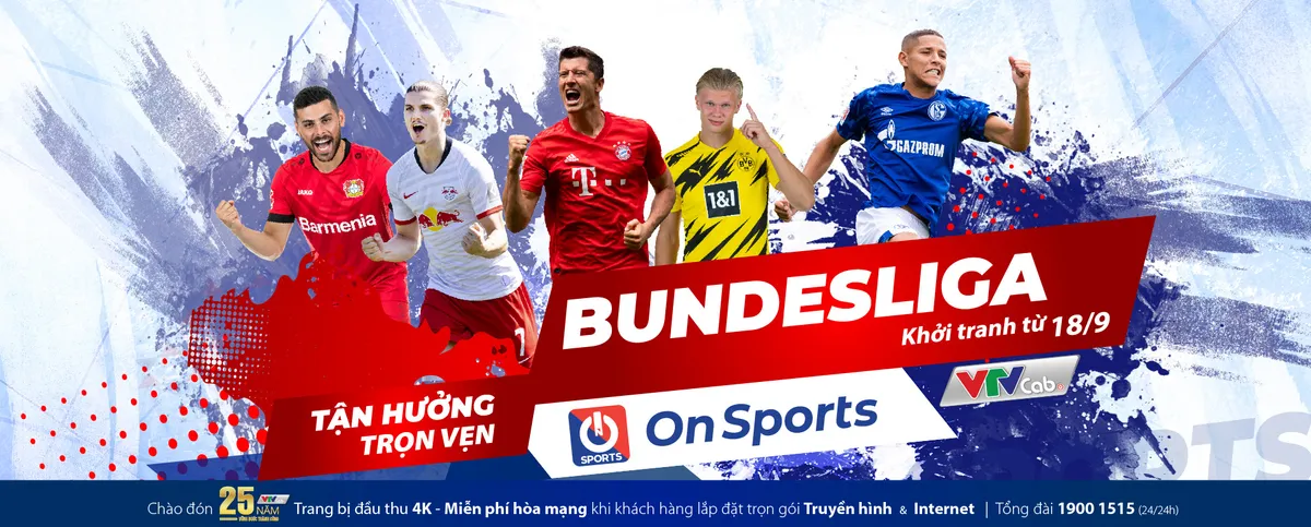 Bundesliga 2020/2021 sôi động trên On Sports/VTVcab từ 18/9 - Ảnh 1.