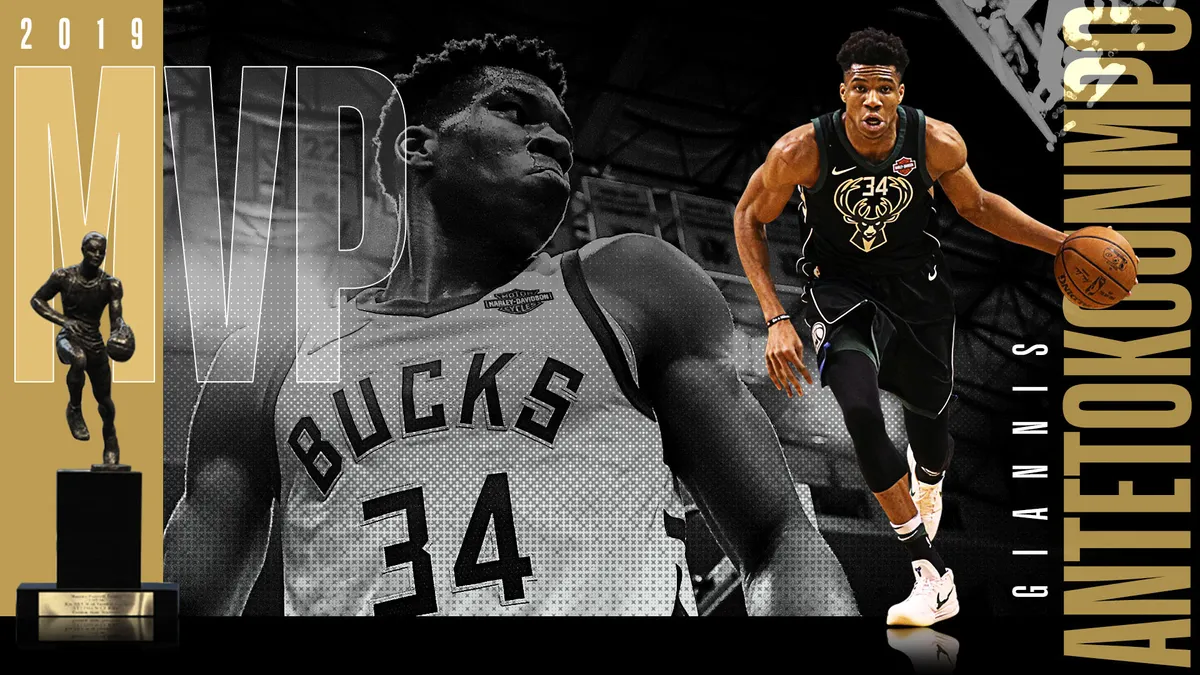 Giannis Antetokounmpo nhận giải thưởng Cầu thủ xuất sắc nhất mùa giải 2019 - 2020 - Ảnh 1. Giannis Antetokounmpo nhận giải thưởng Cầu thủ xuất sắc nhất mùa giải 2019 - 2020 - Ảnh 1.