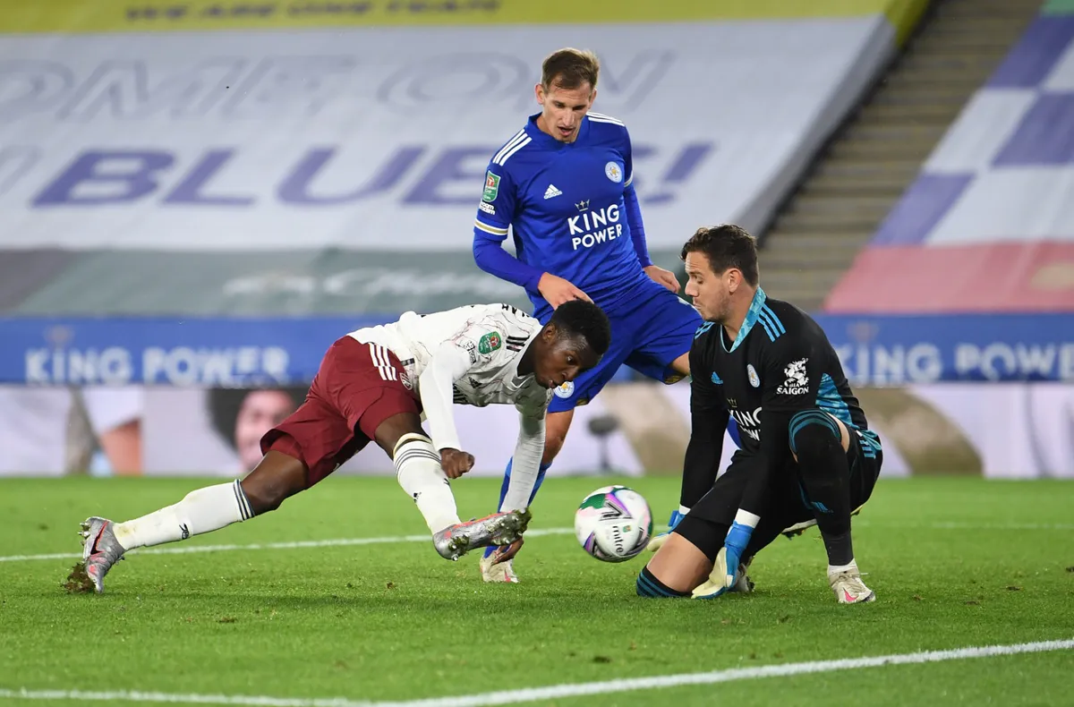 Thắng thuyết phục Leicester, Arsenal chờ Liverpool tại vòng 4 Cúp Liên đoàn Anh - Ảnh 2. Thắng thuyết phục Leicester, Arsenal chờ Liverpool tại vòng 4 Cúp Liên đoàn Anh - Ảnh 2.