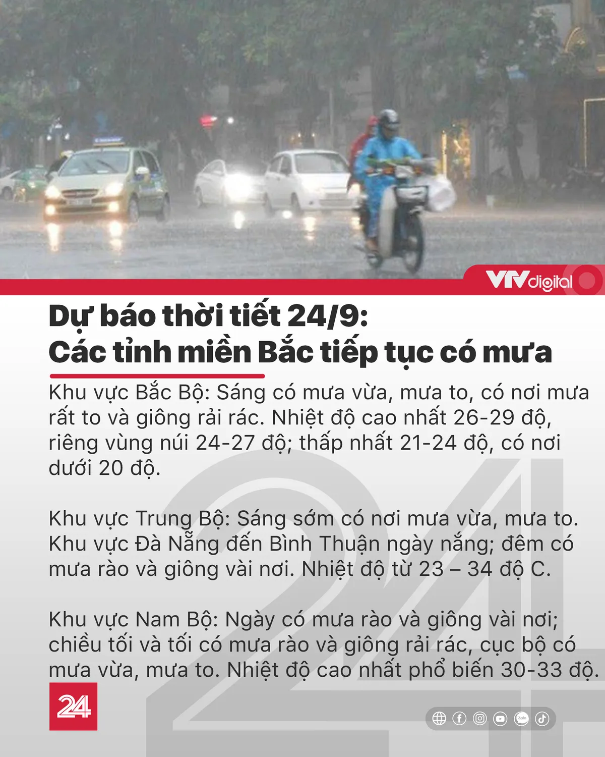 Tin nóng đầu ngày 24/9: Sẽ còn xuất hiện 5-7 cơn bão trên biển Đông - Ảnh 2.