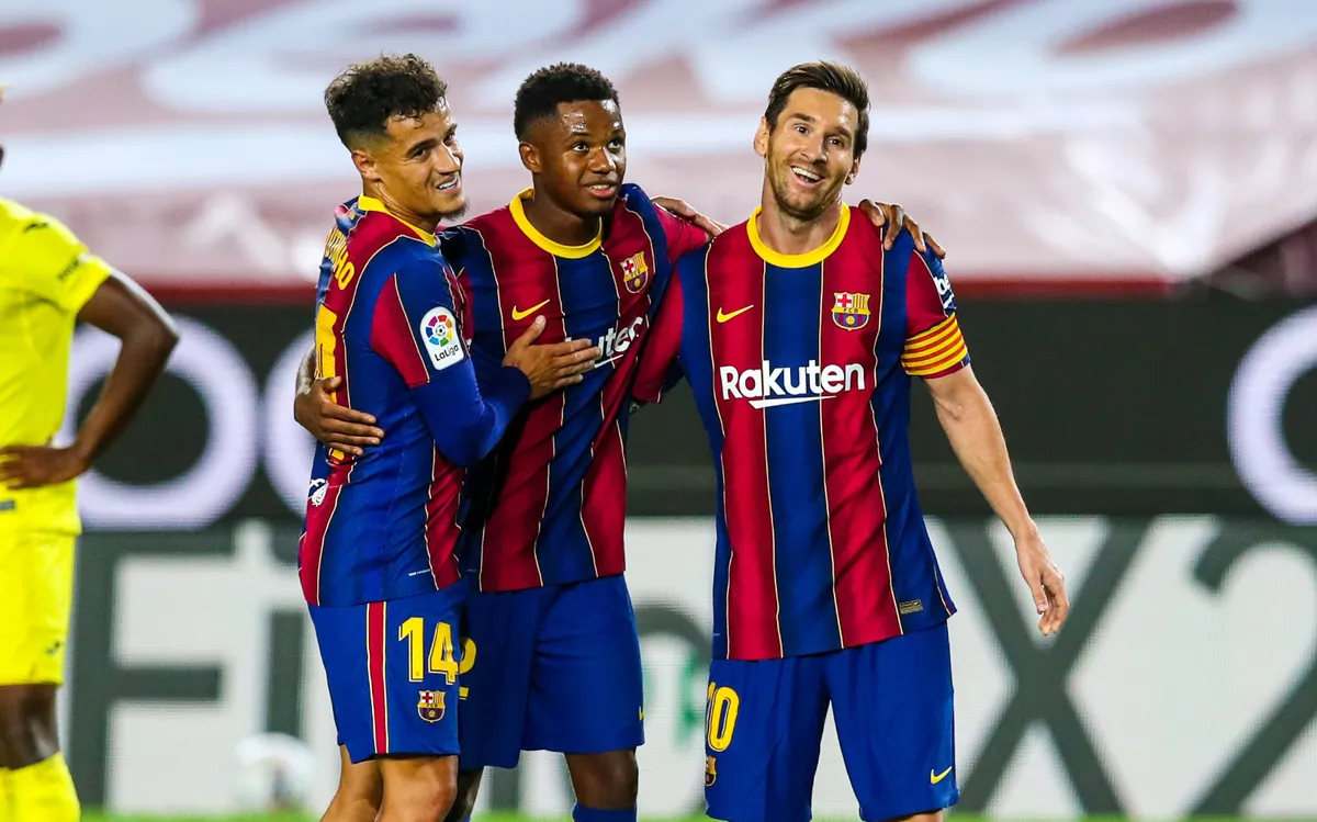 Barcelona 4-0 Villarreal: Ansu Fati rực sáng, Barca khởi đầu ấn tượng! - Ảnh 3. Barcelona 4-0 Villarreal: Ansu Fati rực sáng, Barca khởi đầu ấn tượng! - Ảnh 3.