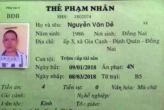 Đã bắt được phạm nhân nhiễm HIV phá còng bỏ trốn - Ảnh 1.