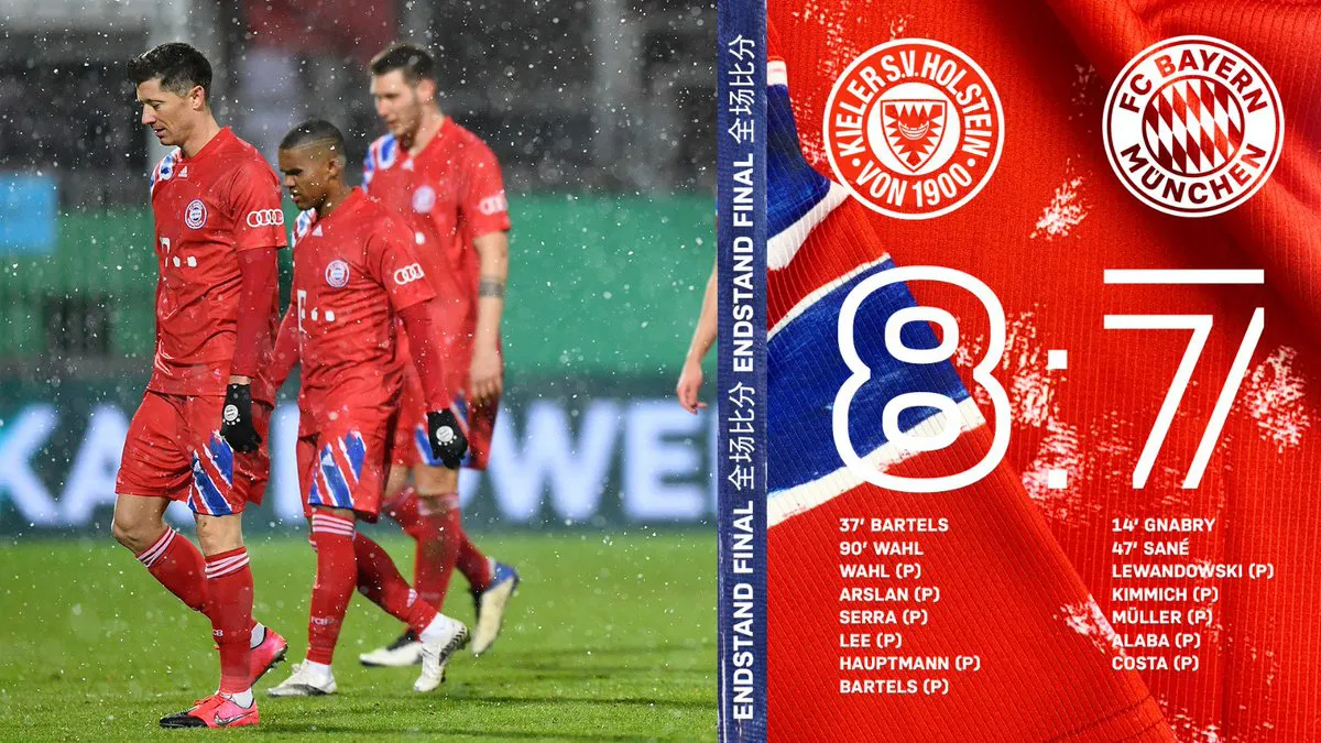 Cúp Quốc gia Đức: Bayern Munich bị loại bởi đội bóng hạng 2 - Ảnh 3. Cúp Quốc gia Đức: Bayern Munich bị loại bởi đội bóng hạng 2 - Ảnh 3.