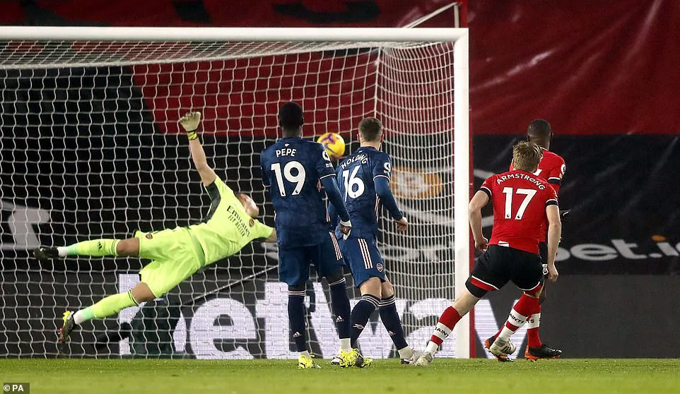 Vòng 20 Ngoại hạng Anh: Saka tỏa sáng, Arsenal ngược dòng ngoạn mục trước Southampton - Ảnh 1. Vòng 20 Ngoại hạng Anh: Saka tỏa sáng, Arsenal ngược dòng ngoạn mục trước Southampton - Ảnh 1.