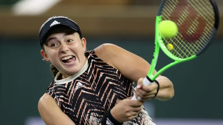Ostapenko gặp Azarenka ở bán kết đơn nữ Indian Wells - Ảnh 1. Ostapenko gặp Azarenka ở bán kết đơn nữ Indian Wells - Ảnh 1.