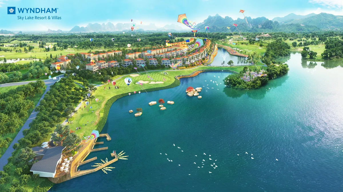 Hơi thở Địa Trung Hải cuốn hút trong từng không gian kiến trúc Wyndham Sky Lake - Ảnh 5.