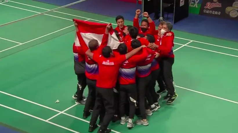 Vượt qua ĐT Trung Quốc, ĐT Indonesia vô địch Thomas Cup 2021 - Ảnh 3.