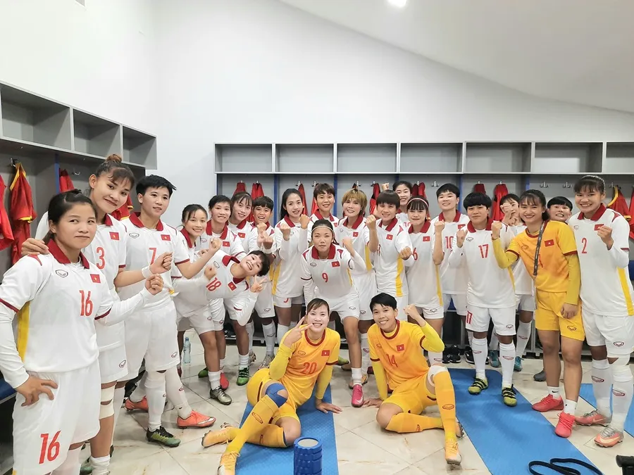 ĐT nữ Việt Nam và thành quả ấn tượng ở Vòng loại Giải vô địch Bóng đá nữ châu Á 2022 - Ảnh 3. ĐT nữ Việt Nam và thành quả ấn tượng ở Vòng loại Giải vô địch Bóng đá nữ châu Á 2022 - Ảnh 3.