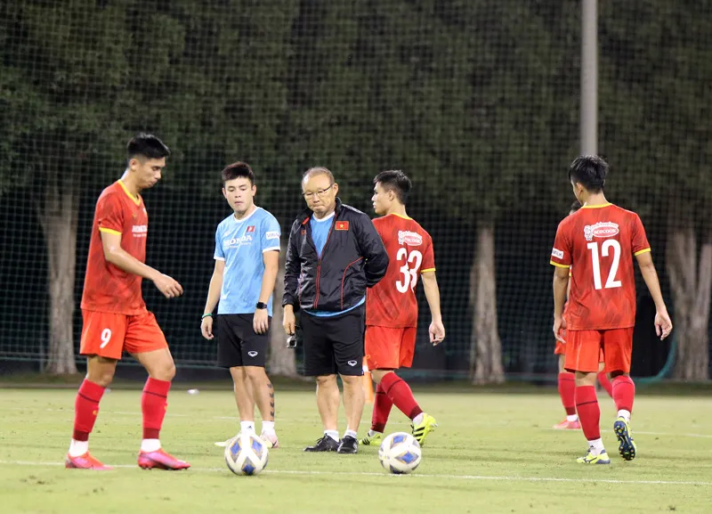 ĐT U23 Việt Nam đẩy cao khối lượng vận động trong buổi tập cuối cùng tại UAE - Ảnh 3.
