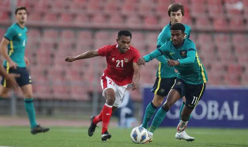Vòng loại U23 châu Á 2022 | HLV U23 Indonesia nói gì sau trận thua sát nút U23 Australia? - Ảnh 4. Vòng loại U23 châu Á 2022 | HLV U23 Indonesia nói gì sau trận thua sát nút U23 Australia? - Ảnh 4.
