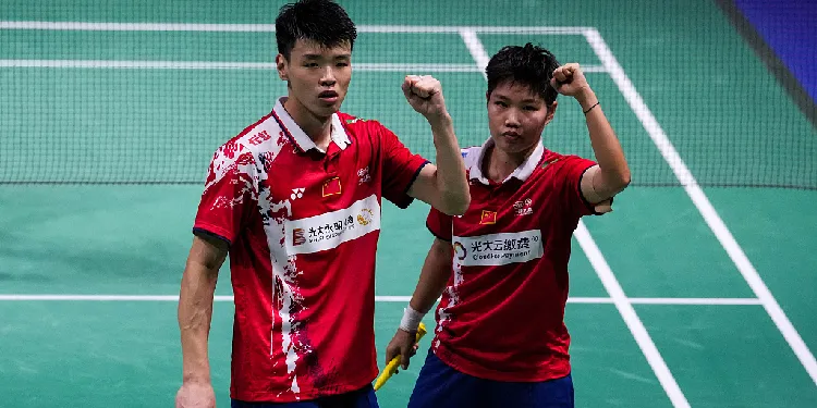 ĐT Nhật Bản và ĐT Trung Quốc vào chung kết giải cầu lông Sudirman Cup - Ảnh 2. ĐT Nhật Bản và ĐT Trung Quốc vào chung kết giải cầu lông Sudirman Cup - Ảnh 2.