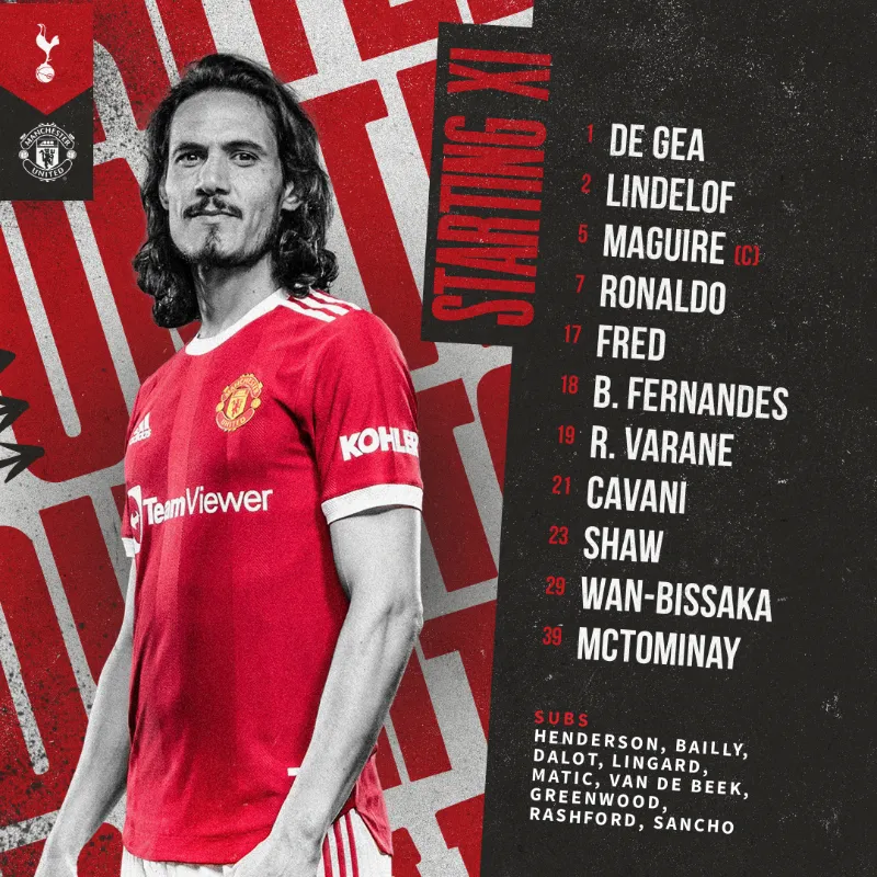 Tottenham 0-3 MU | Ronaldo, Cavani cùng Rashford lập công, MU thắng tưng bừng! - Ảnh 2. Tottenham 0-3 MU | Ronaldo, Cavani cùng Rashford lập công, MU thắng tưng bừng! - Ảnh 2.