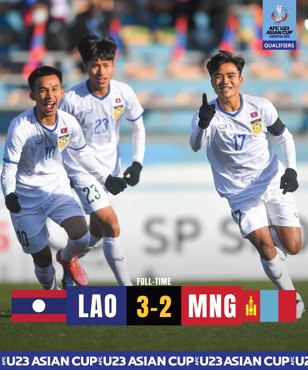 Thắng kịch tính U23 Mông Cổ, U23 Lào giải cứu U23 Thái Lan - Ảnh 2. Thắng kịch tính U23 Mông Cổ, U23 Lào giải cứu U23 Thái Lan - Ảnh 2.