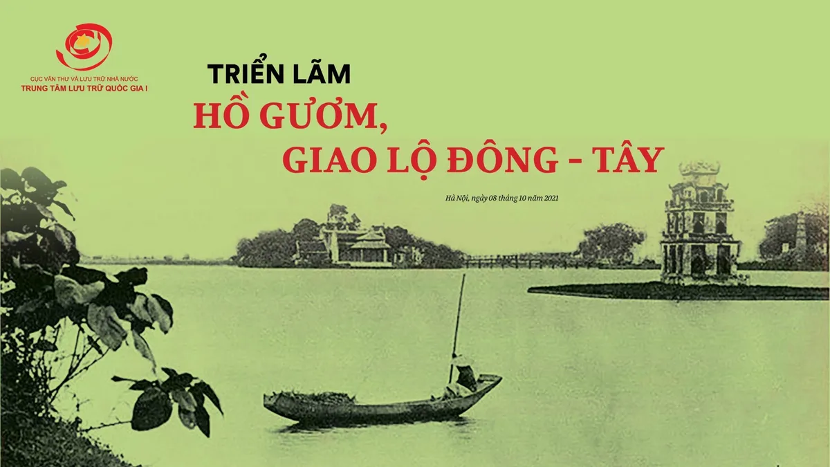 Triển lãm Hồ Gươm, giao lộ Đông - Tây - Ảnh 1.