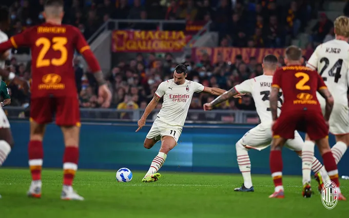 AC Milan giành 3 điểm trên sân của AS Roma - Ảnh 1. AC Milan giành 3 điểm trên sân của AS Roma - Ảnh 1.