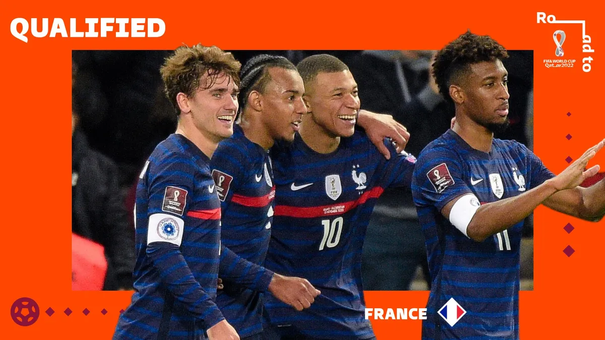 Mbappe lập poker, ĐT Pháp thắng đậm và giành vé dự VCK FIFA World Cup 2022 - Ảnh 2. Mbappe lập poker, ĐT Pháp thắng đậm và giành vé dự VCK FIFA World Cup 2022 - Ảnh 2.