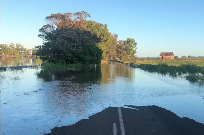 Mưa lớn gây lũ trên sông Lachlan, hàng nghìn cư dân New South Wales chuẩn bị sơ tán - Ảnh 1.