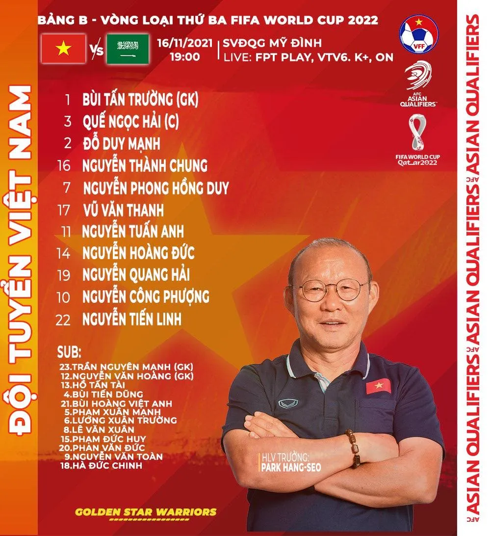 TRỰC TIẾP | ĐT Việt Nam 0-0 ĐT Saudi Arabia | Điểm nóng khu vực giữa sân - Ảnh 1.