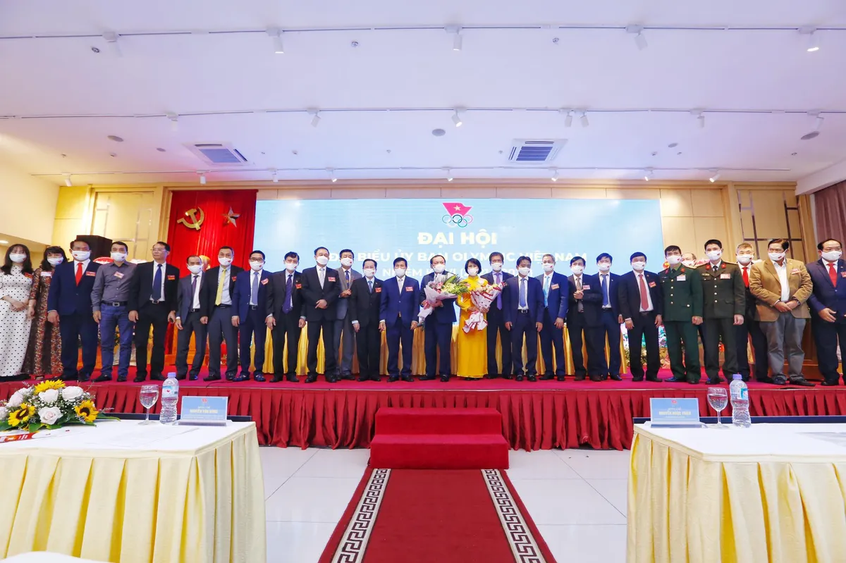 Đại hội đại biểu Ủy ban Olympic Việt Nam nhiệm kỳ VI (2021-2026) - Ảnh 4.