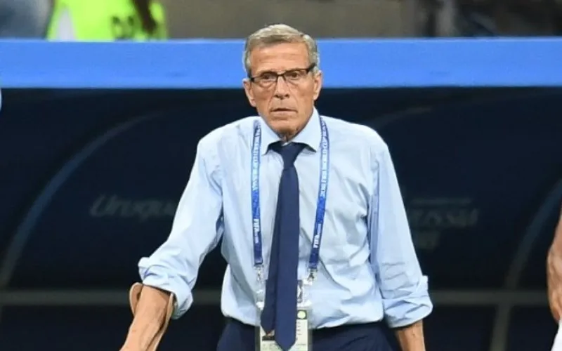 LĐBĐ Uruguay sa thải HLV Oscar Tabarez - Ảnh 1. LĐBĐ Uruguay sa thải HLV Oscar Tabarez - Ảnh 1.