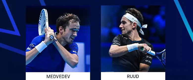 Daniil Medvedev tiến vào chung kết ATP Finals - Ảnh 1. Daniil Medvedev tiến vào chung kết ATP Finals - Ảnh 1.