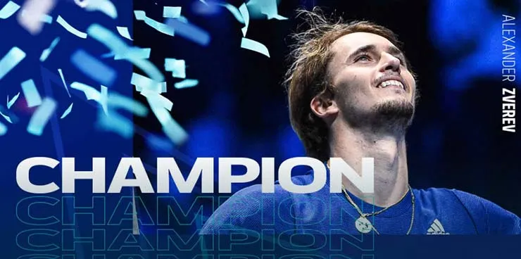 Thắng thuyết phục Medvedev, Alexander Zverev lần thứ 2 đăng quang ATP Finals - Ảnh 3. Thắng thuyết phục Medvedev, Alexander Zverev lần thứ 2 đăng quang ATP Finals - Ảnh 3.
