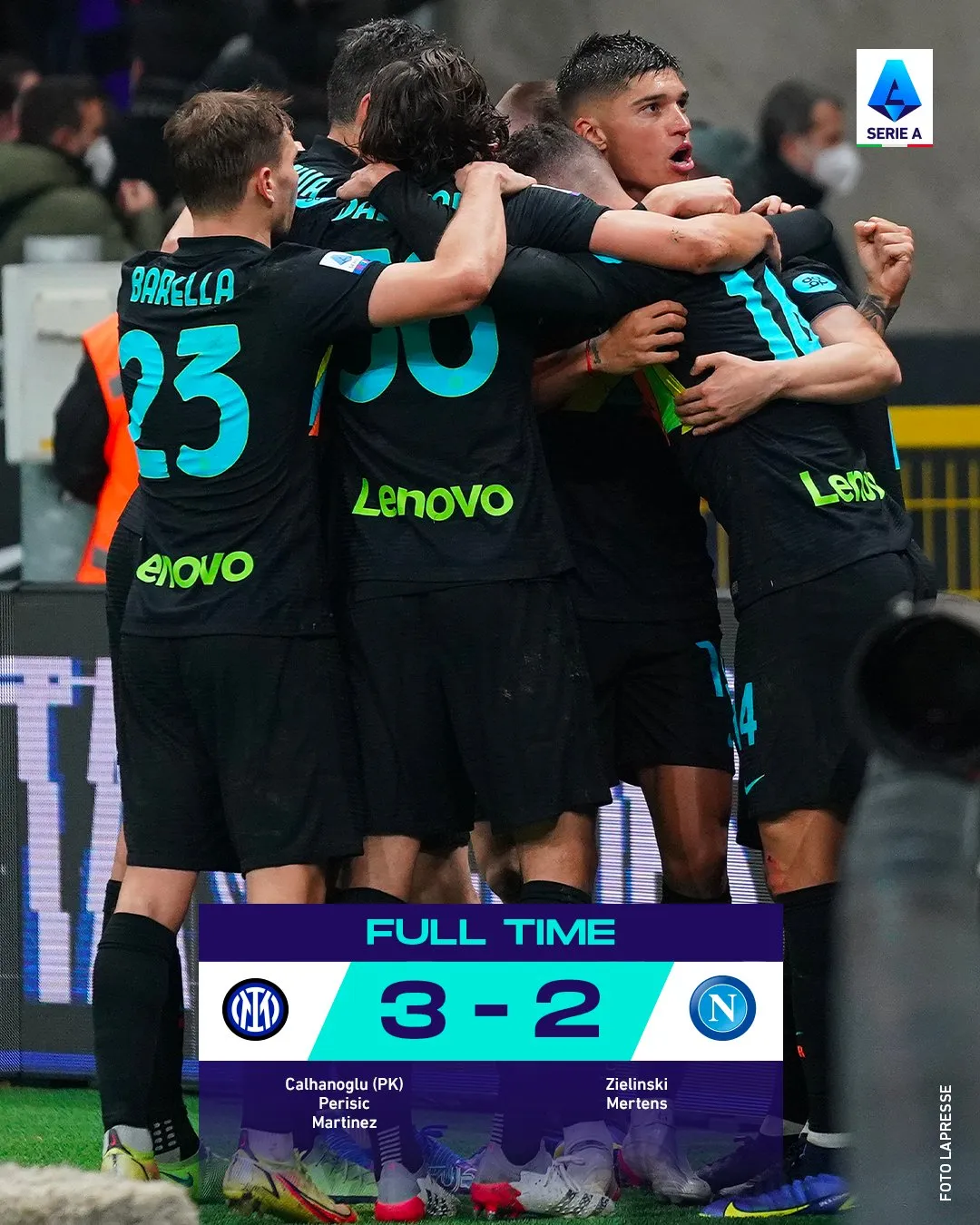 Inter Milan xuất sắc cắt mạch bất bại của Napoli - Ảnh 2. Inter Milan xuất sắc cắt mạch bất bại của Napoli - Ảnh 2.