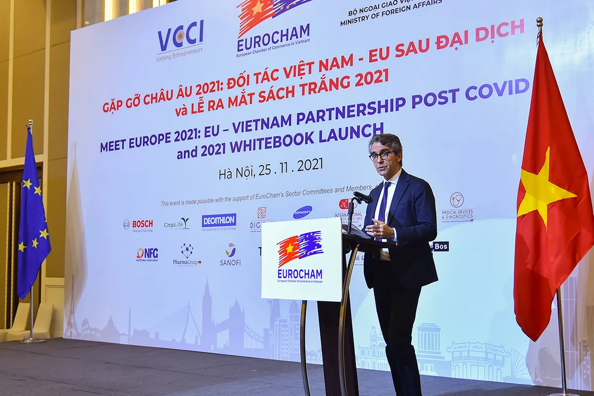 Gặp gỡ Châu Âu 2021: Đối tác Việt Nam – EU hậu COVID-19 và công bố Sách Trắng EuroCham 2021 - Ảnh 9.