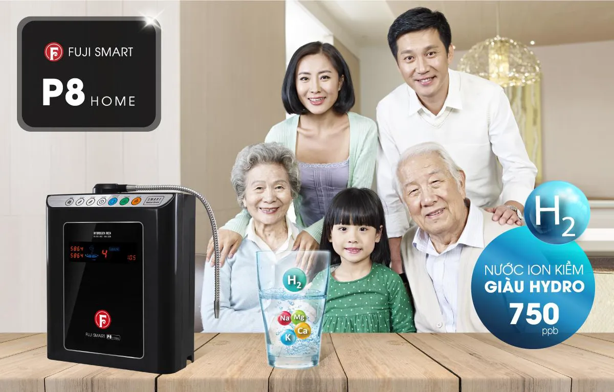 Tập đoàn Fuji Nhật ra mắt máy lọc nước ion kiềm Fuji Smart P8 Home - Ảnh 1.